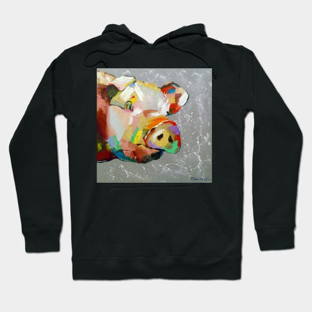 Funny pig Hoodie by OLHADARCHUKART